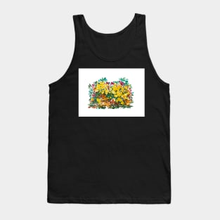 Bright Flower Patch Tank Top